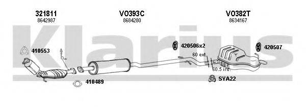 KLARIUS 960347U Система выпуска ОГ