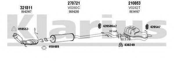 KLARIUS 960347E Система выпуска ОГ