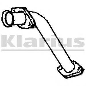 KLARIUS 301502 Труба выхлопного газа