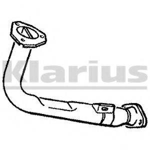 KLARIUS 301527 Труба выхлопного газа