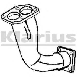 KLARIUS 301552 Труба выхлопного газа