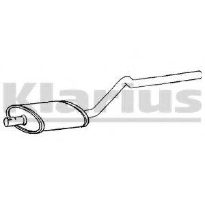 KLARIUS CH45A Глушитель выхлопных газов конечный