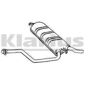 KLARIUS MZ225M Глушитель выхлопных газов конечный