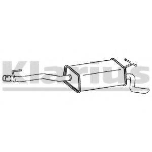 KLARIUS MZ394P Глушитель выхлопных газов конечный
