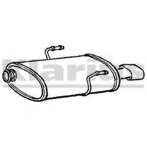 KLARIUS PG531Q Глушитель выхлопных газов конечный