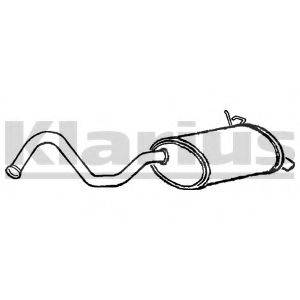 KLARIUS RN654P Глушитель выхлопных газов конечный