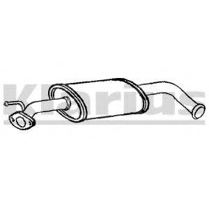 KLARIUS RN780E Средний глушитель выхлопных газов