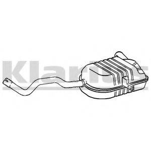 KLARIUS RN837W Глушитель выхлопных газов конечный