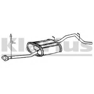 KLARIUS SZ114H Глушитель выхлопных газов конечный
