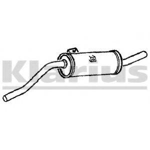 KLARIUS SZ84J Глушитель выхлопных газов конечный