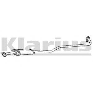 KLARIUS TY380D Средний глушитель выхлопных газов