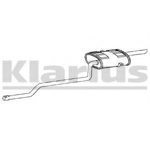 KLARIUS TY511K Глушитель выхлопных газов конечный