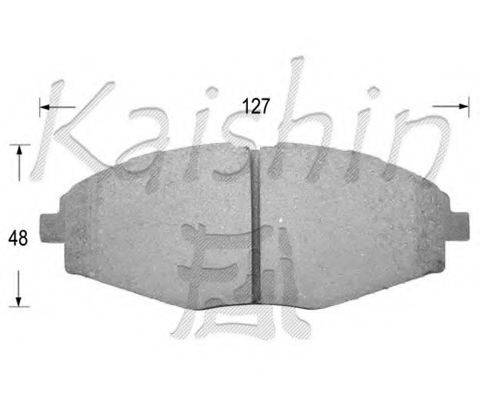 KAISHIN FK11144 Комплект тормозных колодок, дисковый тормоз