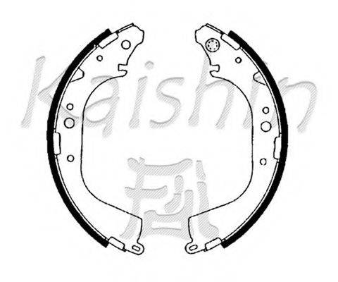 KAISHIN K2330 Комплект тормозных колодок