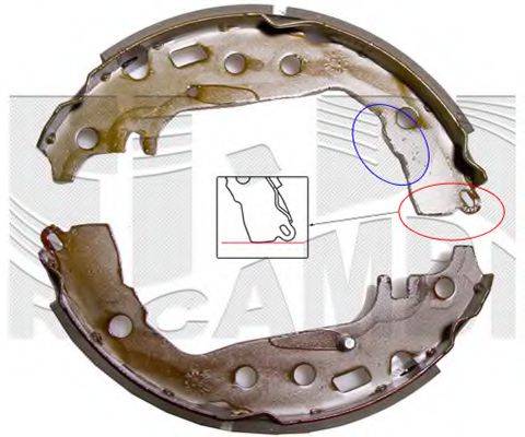 KAISHIN K2383 Комплект тормозных колодок