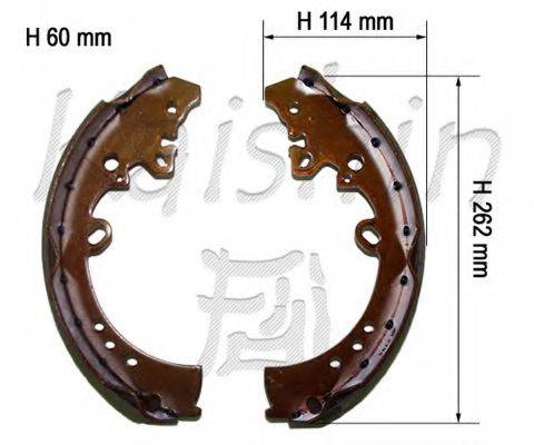 KAISHIN K2395 Комплект тормозных колодок