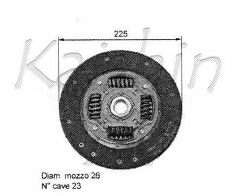 KAISHIN MR980890 Комплект прокладок, блок-картер двигателя