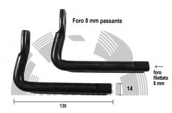 CALIBER 87549 Натяжитель ремня, клиновой зубча