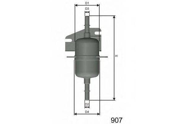 MISFAT E105 Топливный фильтр