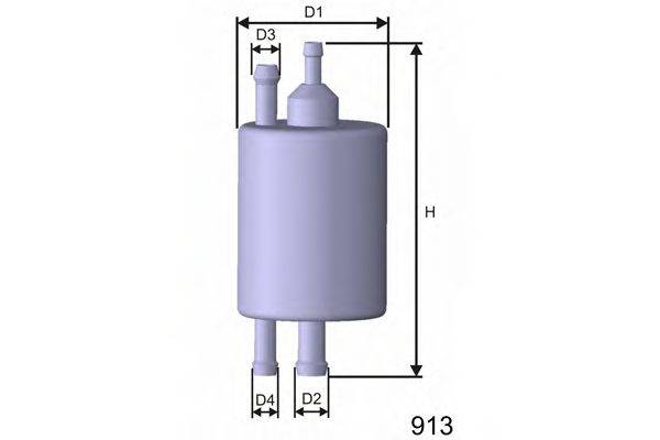 MISFAT E841 Топливный фильтр