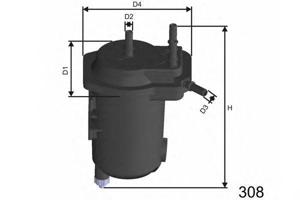 MISFAT F113 Топливный фильтр