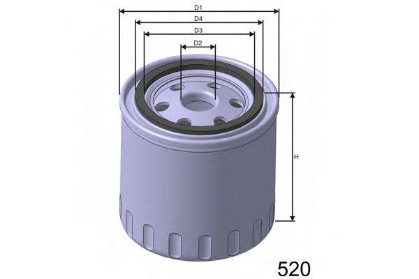 MISFAT Z290 Масляный фильтр