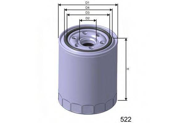 MISFAT Z259 Масляный фильтр