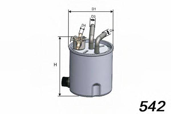 MISFAT M557 Топливный фильтр