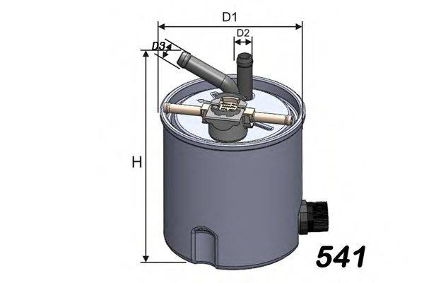 MISFAT M556 Топливный фильтр