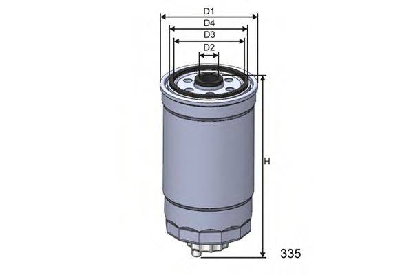 MISFAT M625 Топливный фильтр
