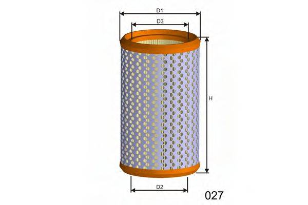 MISFAT R253 Воздушный фильтр