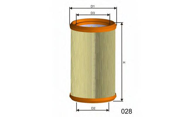 MISFAT R800A Воздушный фильтр