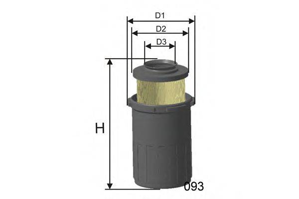 MISFAT R521 Воздушный фильтр