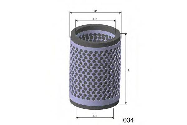 MISFAT R063 Воздушный фильтр