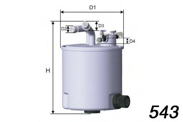 MISFAT M502 Топливный фильтр