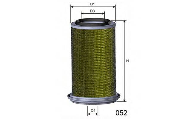 MISFAT R857 Воздушный фильтр