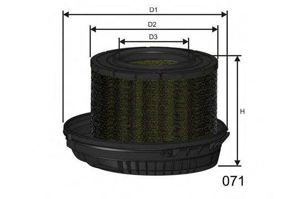 MISFAT R469 Воздушный фильтр