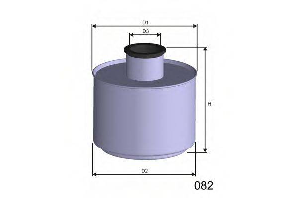 MISFAT R091 Воздушный фильтр