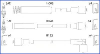 HITACHI 134217 Комплект проводов зажигания