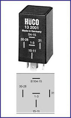 HITACHI 132001 Реле, топливный насос