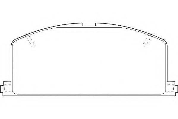 WAGNER WBP20870A Комплект тормозных колодок, дисковый тормоз