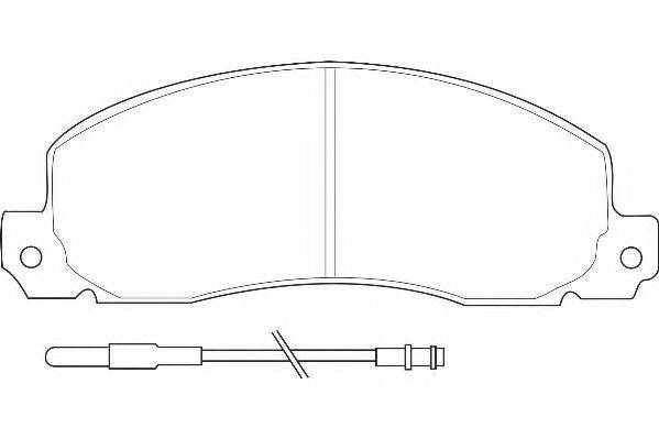 WAGNER WBP20926A Комплект тормозных колодок, дисковый тормоз