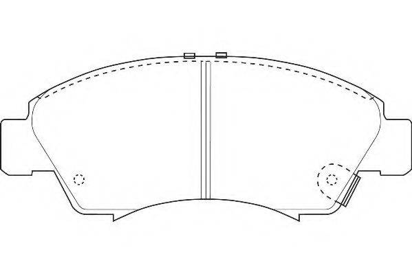 WAGNER WBP21697A Комплект тормозных колодок, дисковый тормоз