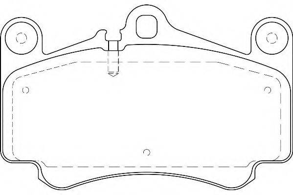 WAGNER WBP23139A Комплект тормозных колодок, дисковый тормоз