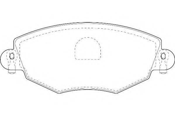 WAGNER WBP23279A Комплект тормозных колодок, дисковый тормоз