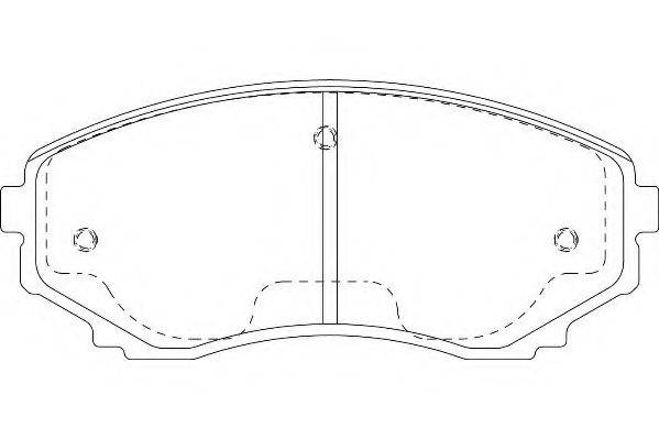 WAGNER WBP23515A Комплект тормозных колодок, дисковый тормоз