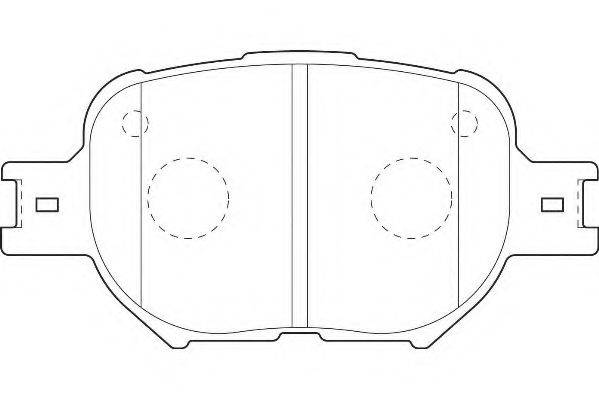 WAGNER WBP23526A Комплект тормозных колодок, дисковый тормоз