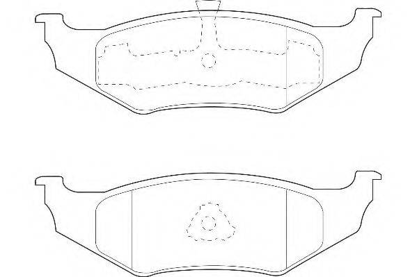 WAGNER WBP23561A Комплект тормозных колодок, дисковый тормоз