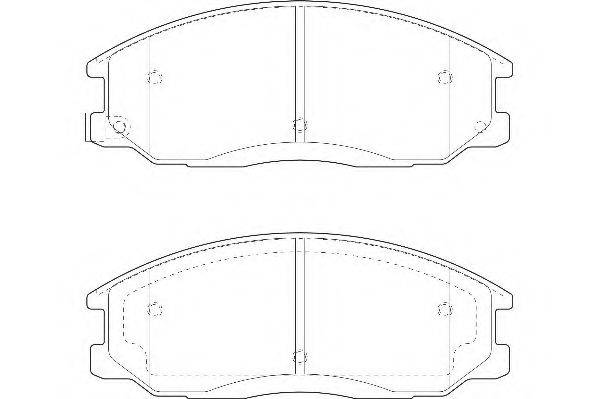 WAGNER WBP23569A Комплект тормозных колодок, дисковый тормоз