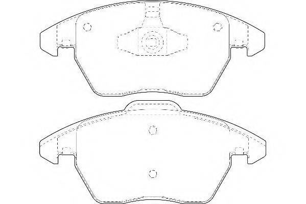 WAGNER WBP23589A Комплект тормозных колодок, дисковый тормоз